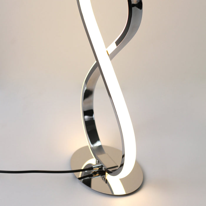 Infinite LED Table Lamp - Chrome
