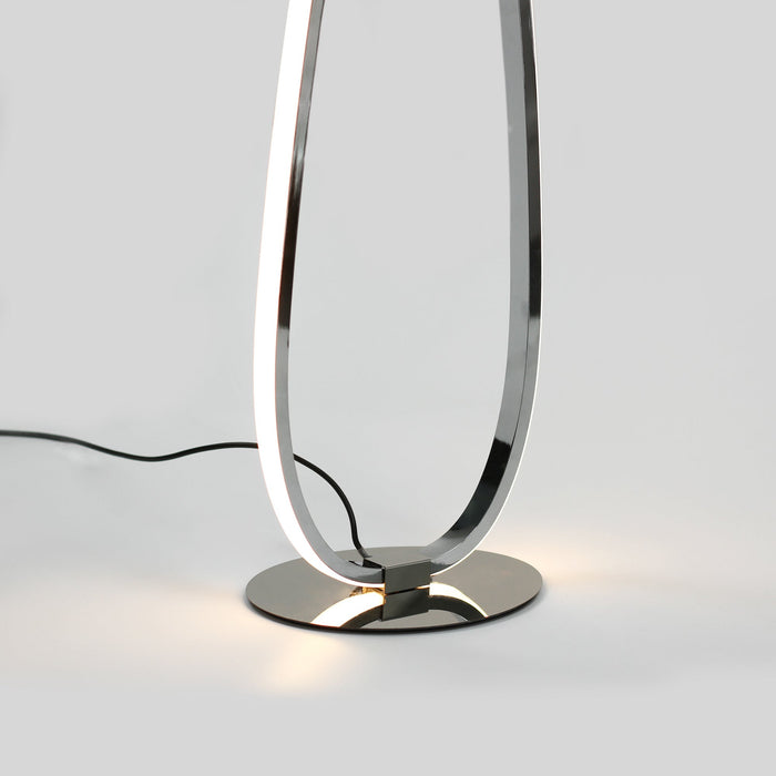 Infinite LED Floor Lamp - Chrome