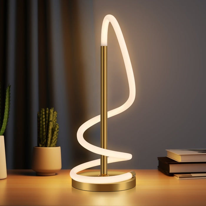 Lyona LED Table Lamp - Gold