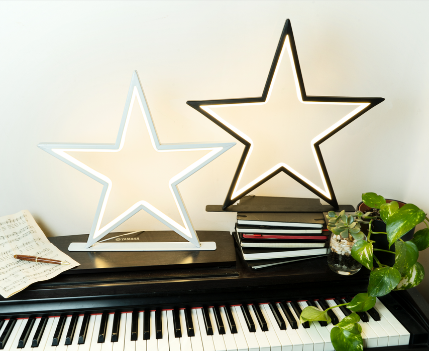 Star Neon Table Lamp - 2 Colour Options