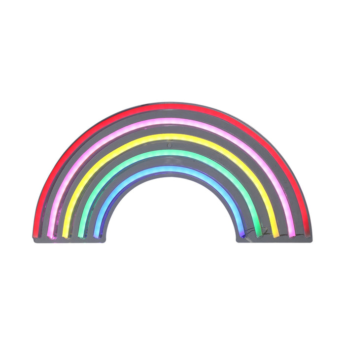 38 x 19cm Neon Rainbow Sign