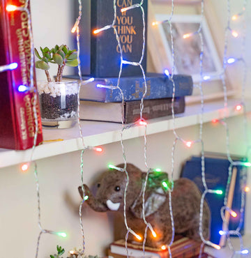 160 LED Connectable Curtain Light - 3 Colour Options