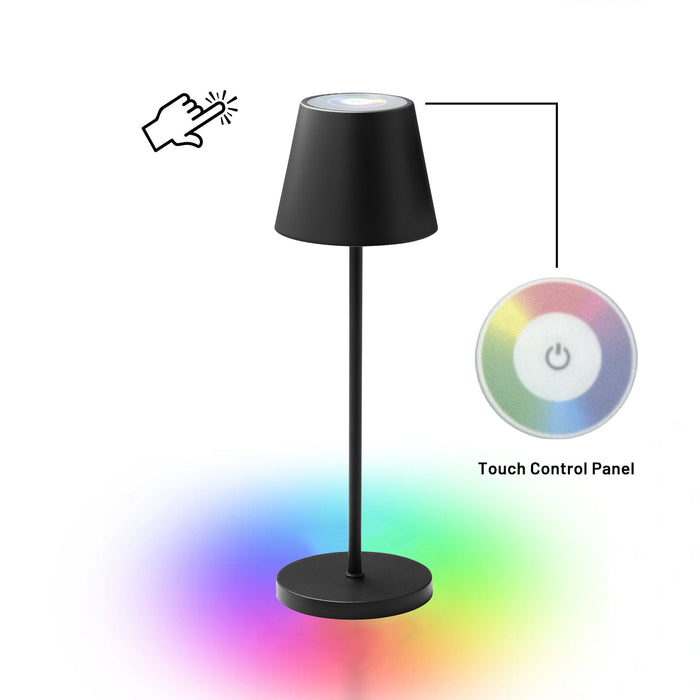 Enoki Portable RGB Table Lamp - Black