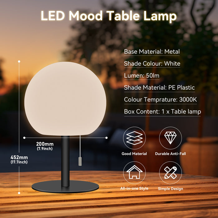LED Mood Table Lamp 18CM Power