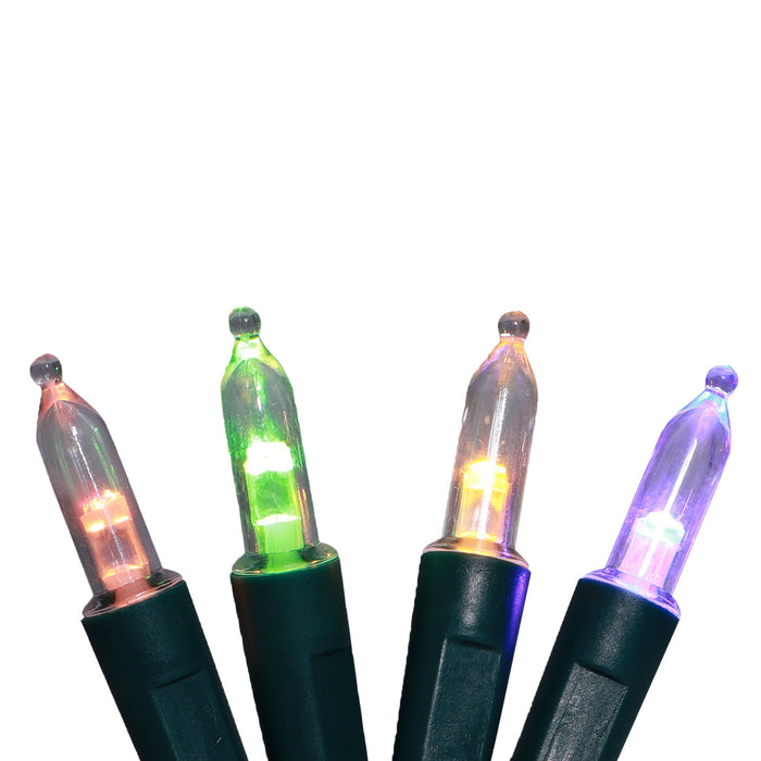 300 Mini Dual Colour LED Connectable Traditional String Lights - 2 Cable Colour Options