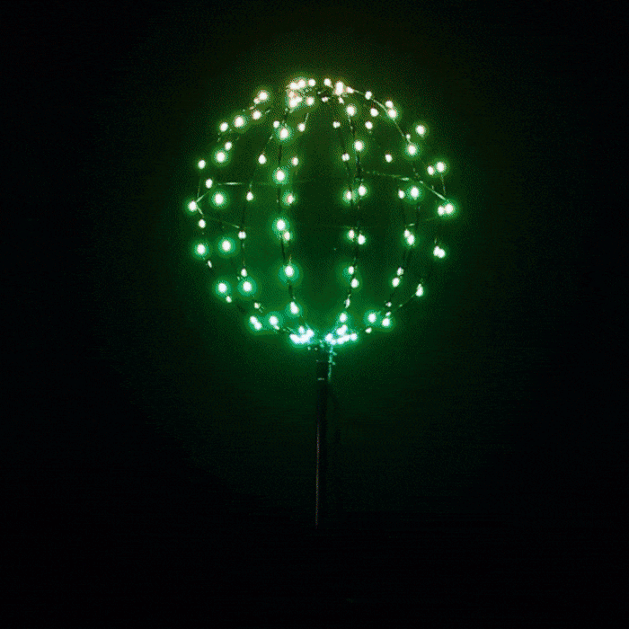 30cm RGB Ball Light with Stick