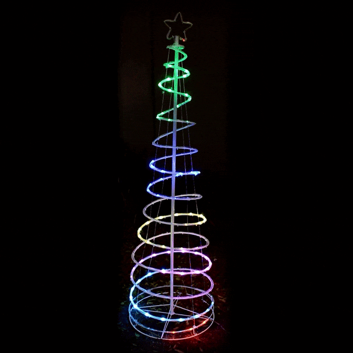 1.8M RGB Spiral Tree