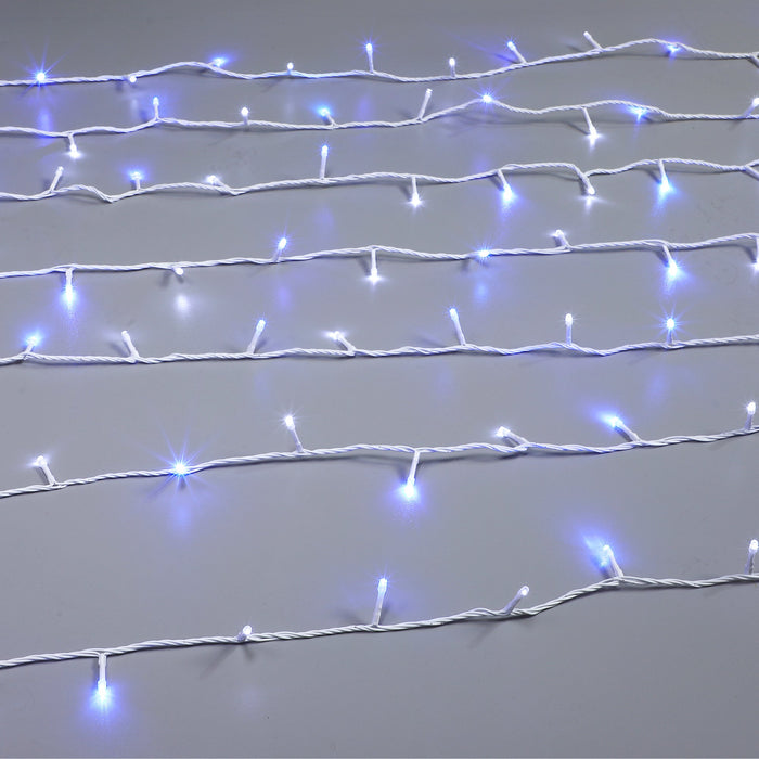 400 Sparkle LED Connectable String Light - White Cable