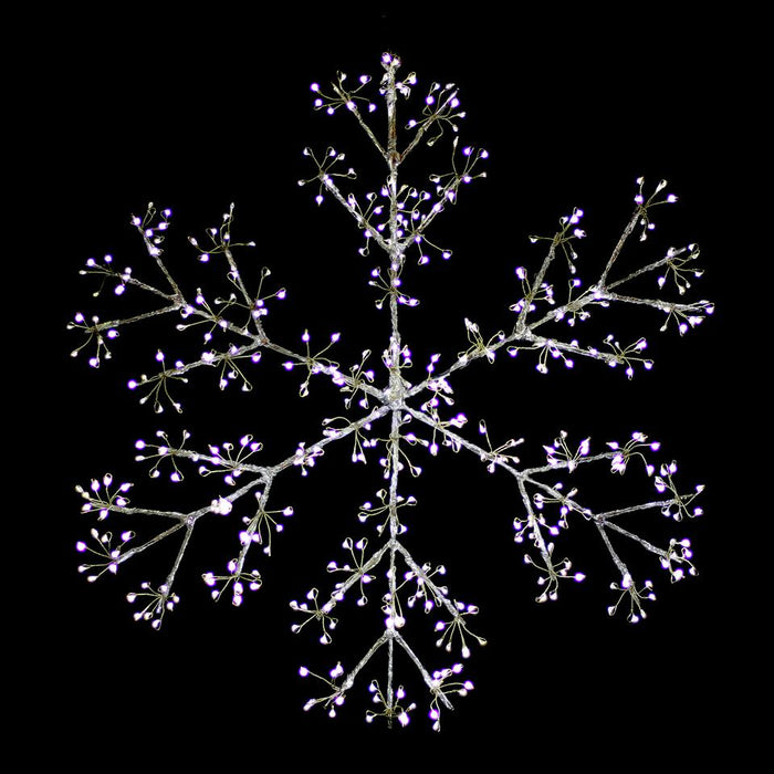 Starburst Snowflake Christmas Display Wall Light - Dual Colour