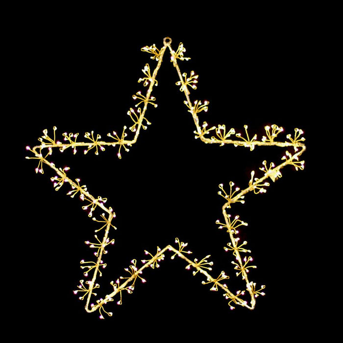 Starburst Star Christmas Display Wall Light - Dual Colour