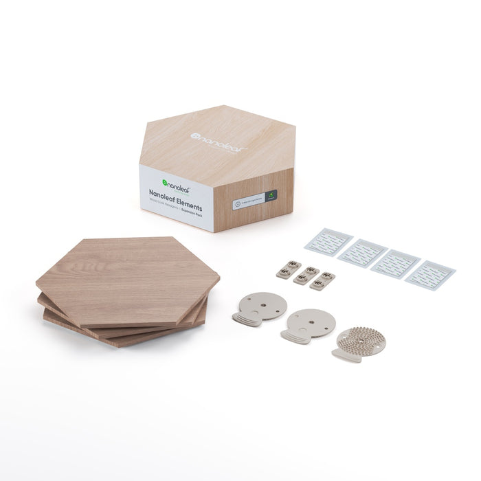 Nanoleaf Elements Wood Look Expansion Pack 3 Pack