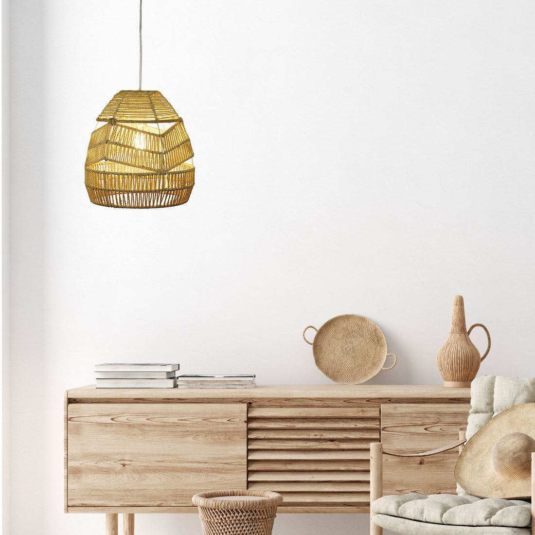 Kupang Natural String Shade 30cm