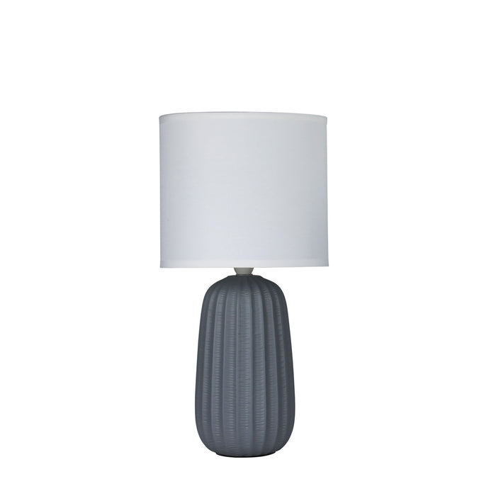 Benjy Ceramic Table Lamp 20cm Grey