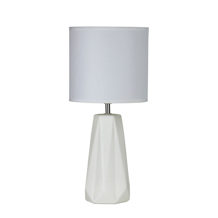 Shelly Ceramic Table Lamp White