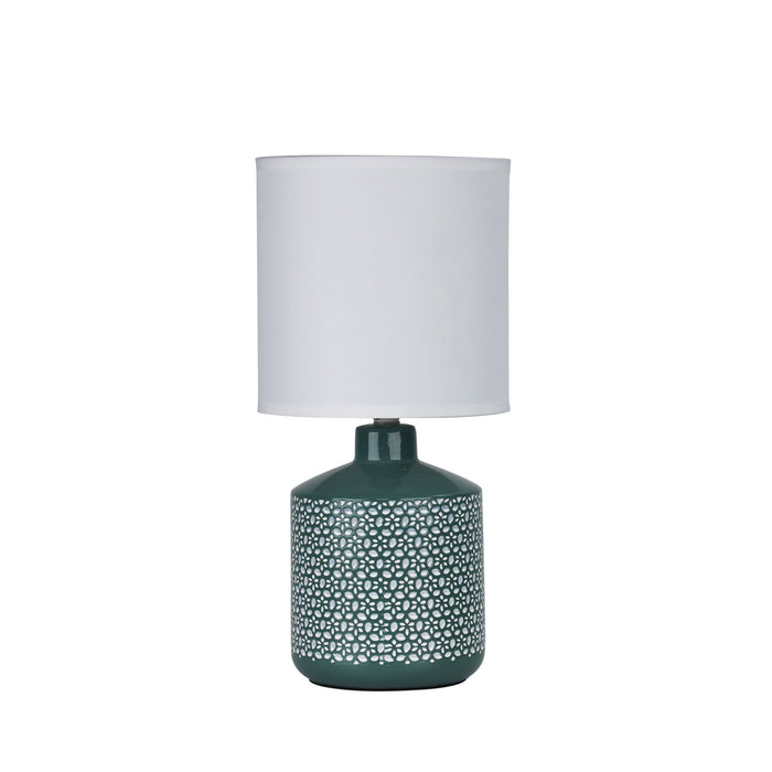 Celia Ceramic Table Lamp Green