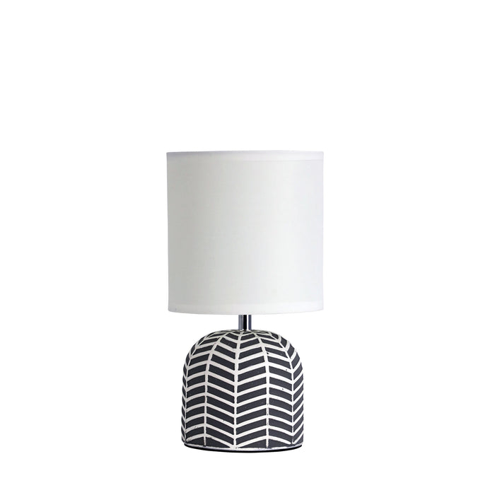 Mandy Ceramic Table Lamp Grey