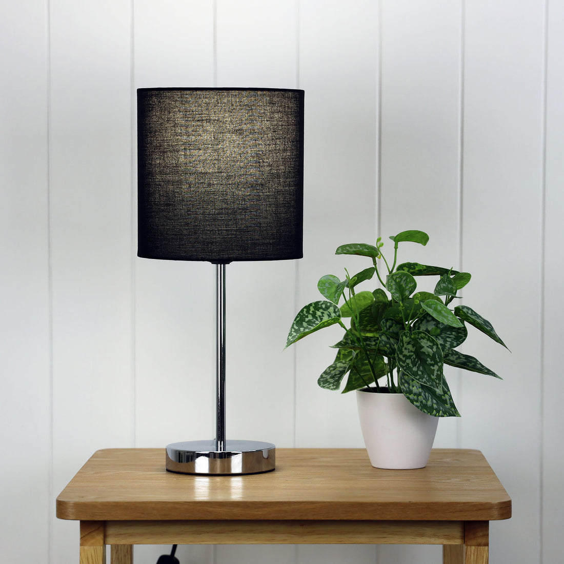 Zola Table Lamp with Black Shade