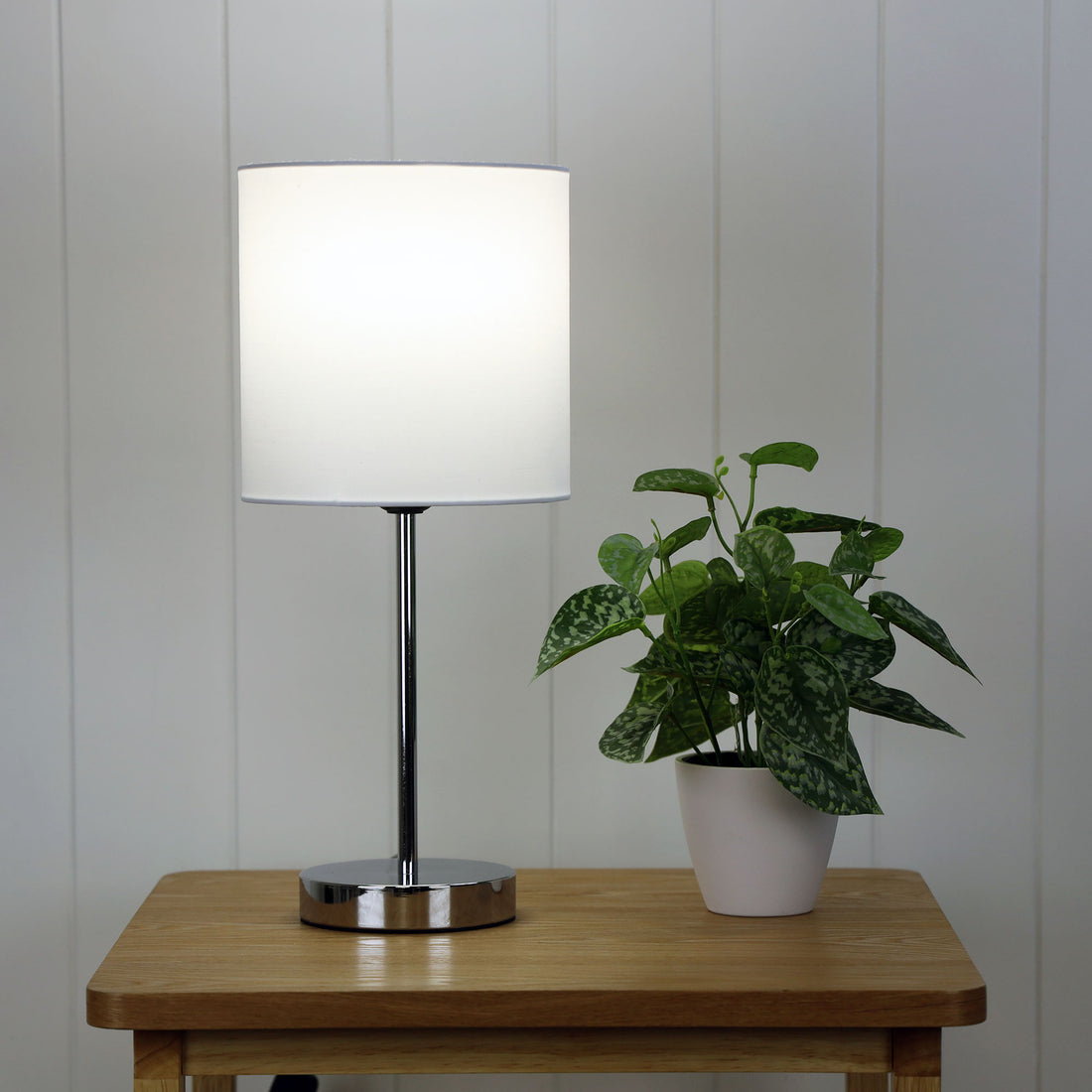 Zola Table Lamp with White Shade
