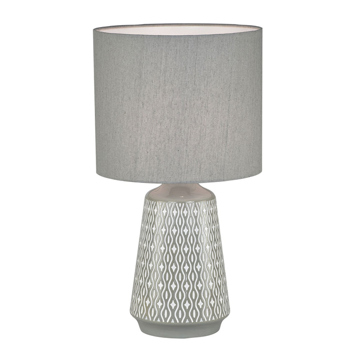 Moana Ceramic Table Lamp Grey