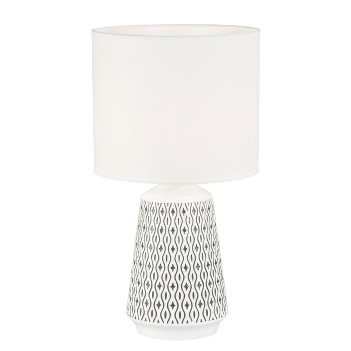 Moana Ceramic Table Lamp White