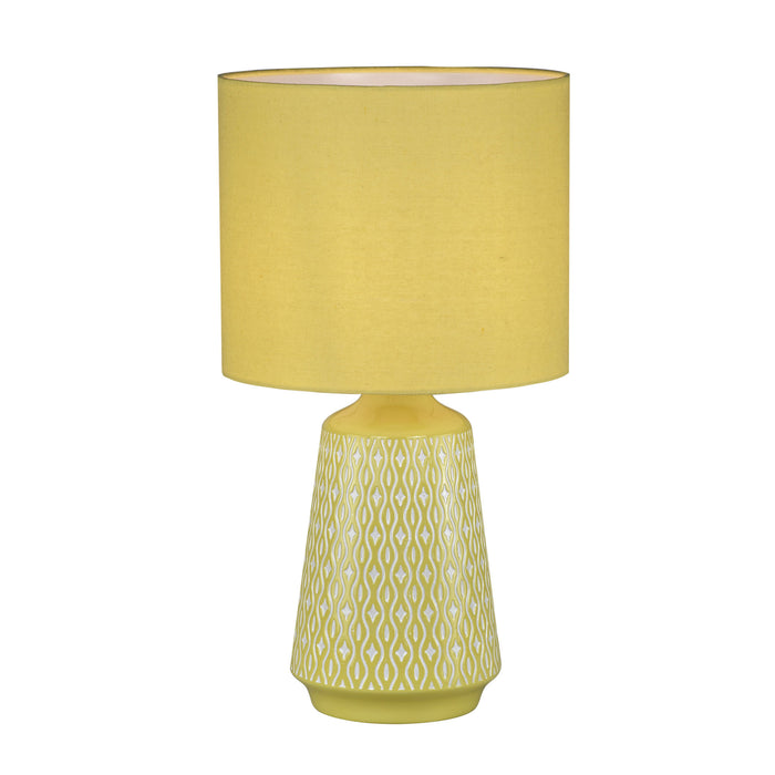 Moana Ceramic Table Lamp Yellow