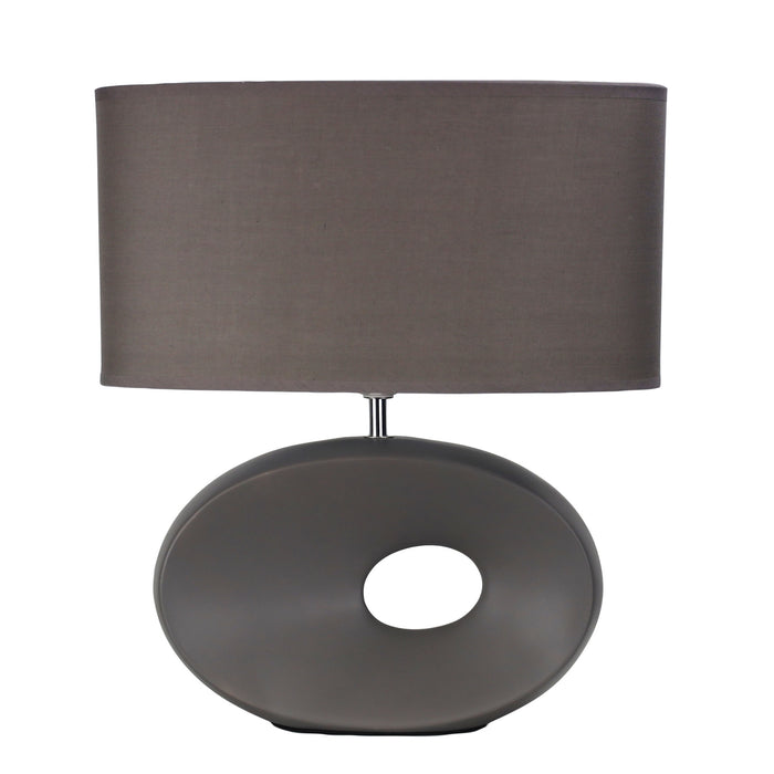Louise Ceramic Table Lamp Grey
