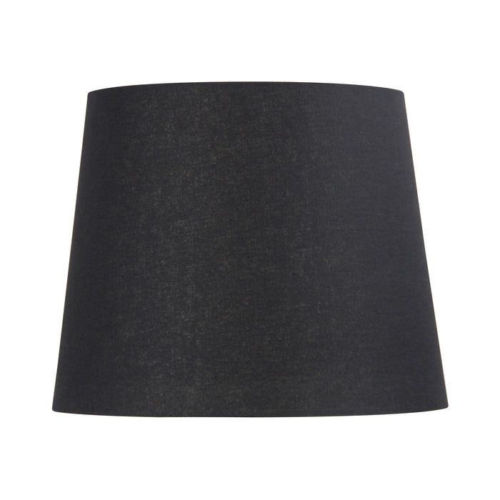 38cm Black Linen Hardback Lamp Shade