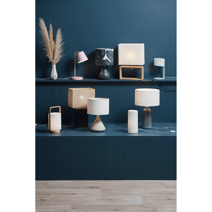 Lucia Timber & Cotton Table Lamp