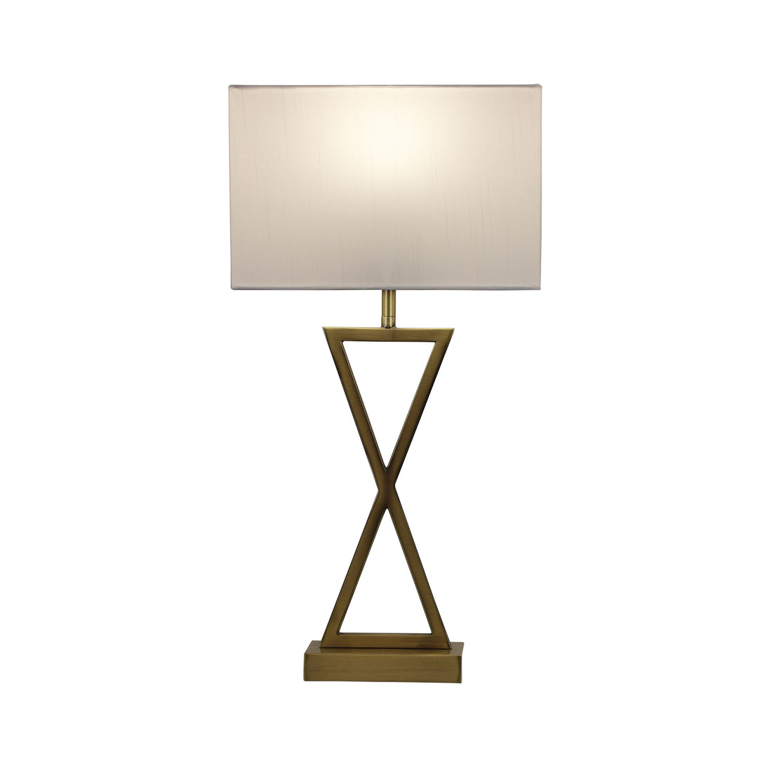 Kizz Stylish Bedside Table Lamp Antique Brass