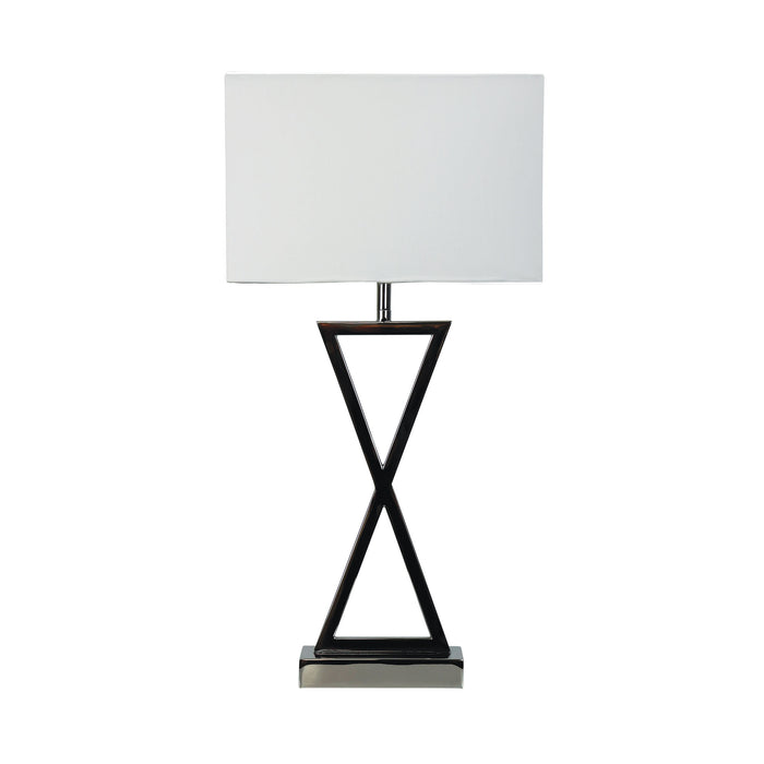 Kizz Stylish Bedside Table Lamp Chrome