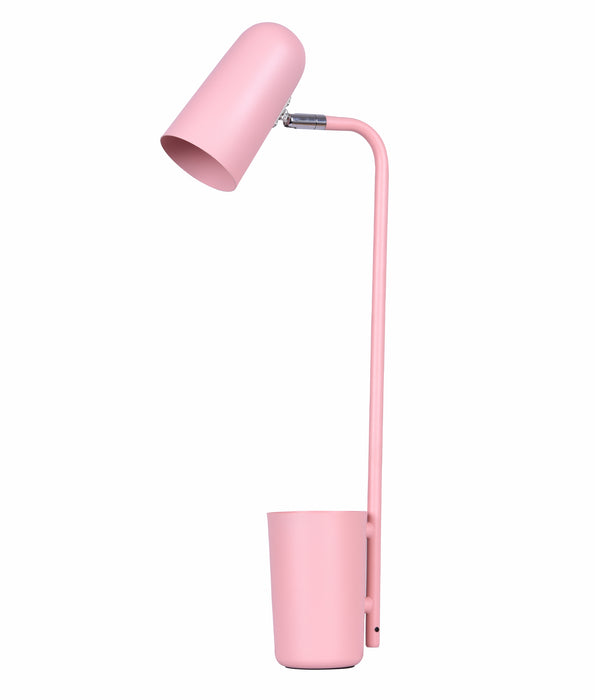 PASTEL Interior Powder Coated Iron Table Lamp- Pink
