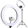 Embellir Ring Light 19 LED 5800LM Black Dimmable Diva With Stand Make Up Studio Video