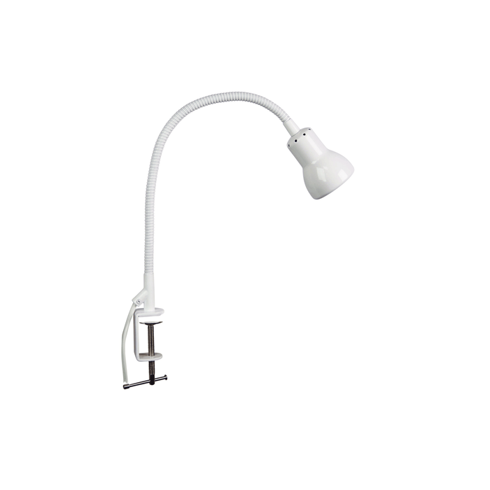 Scope Adjustable Goose-neck Clamp Table Lamp