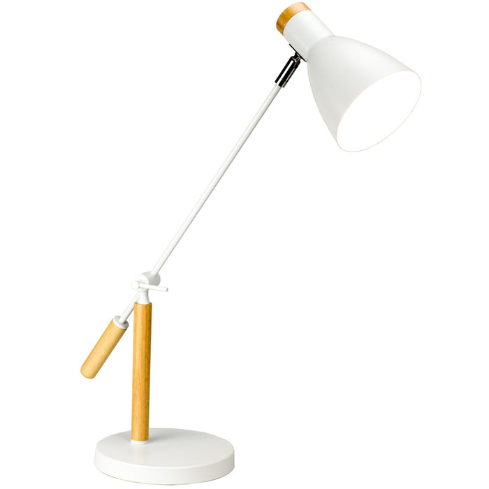 Scandinavian Adjustable Table Lamp - White