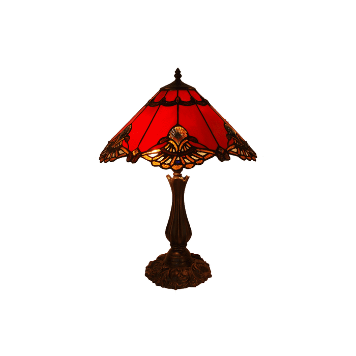 Large Benita Leadlight Tiffany Table Lamp