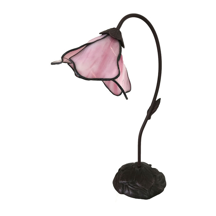 Single Lotus  Lamp Pink
