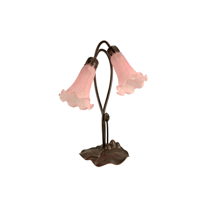 Twin Lily Lamp Pink