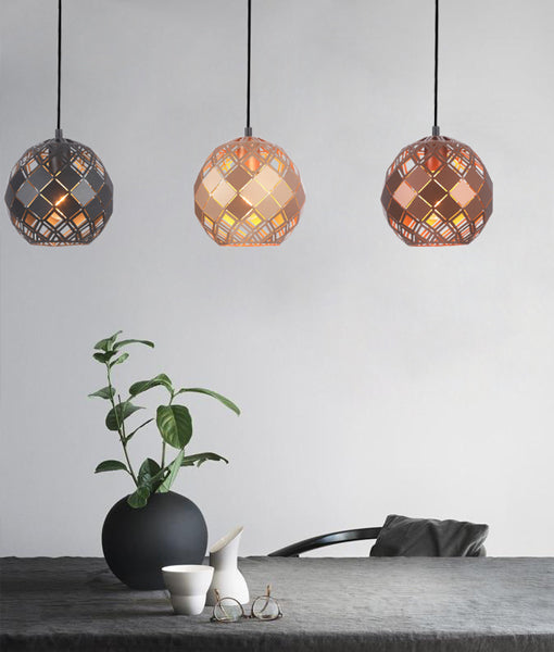 Tuile Wine Glass Shape Pendant Light Small Matt Black
