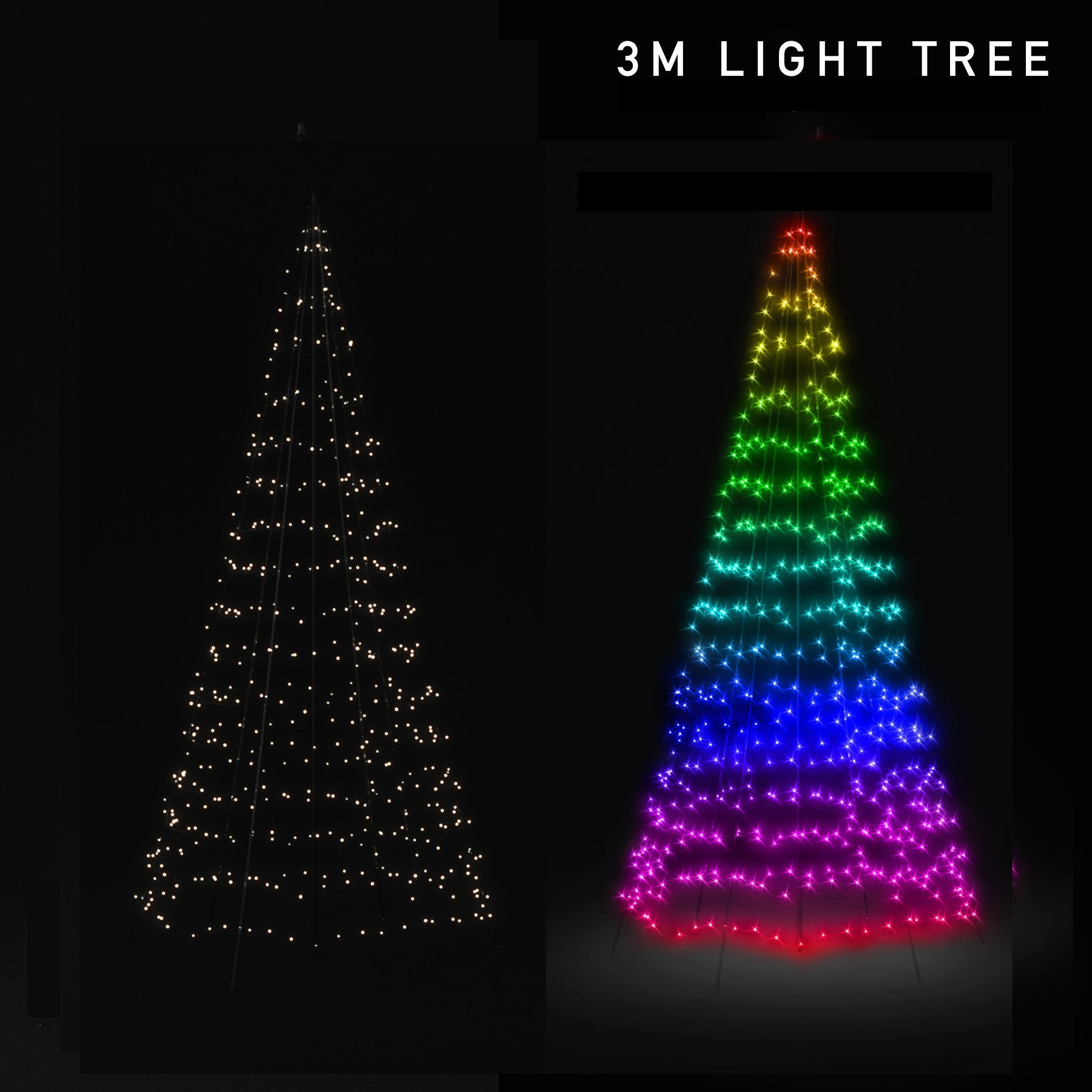 Twinkly LED Light Tree RGB+W - 2m/3m/4m