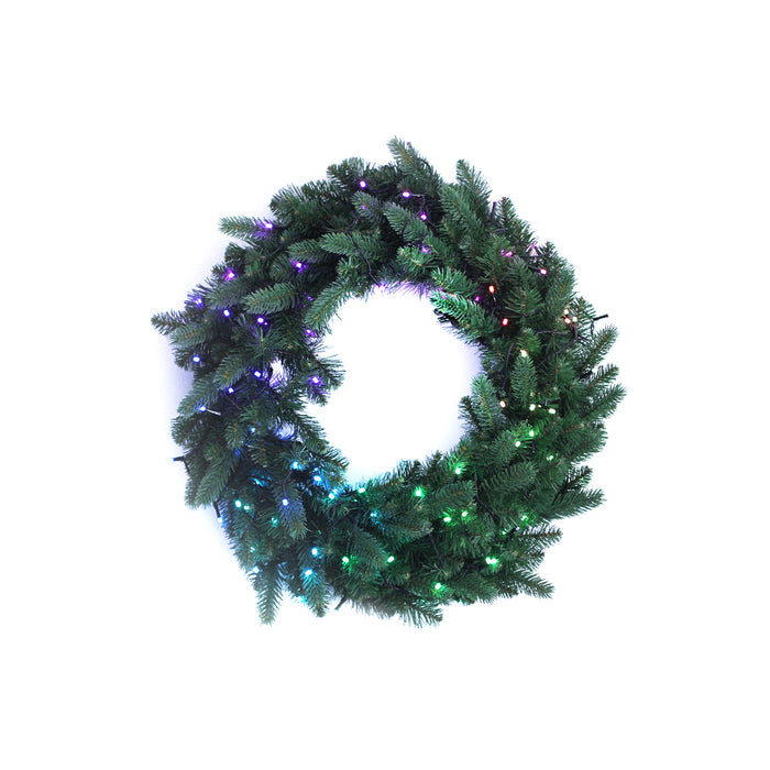 Twinkly Pre-lit Wreath 50 LED String_Generation II - RGB+W