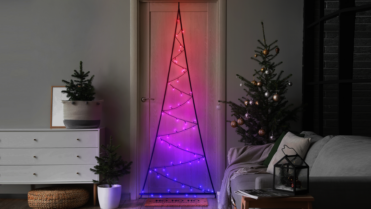 Twinkly 2m LED Light Tree Door Mounting - RGB+W