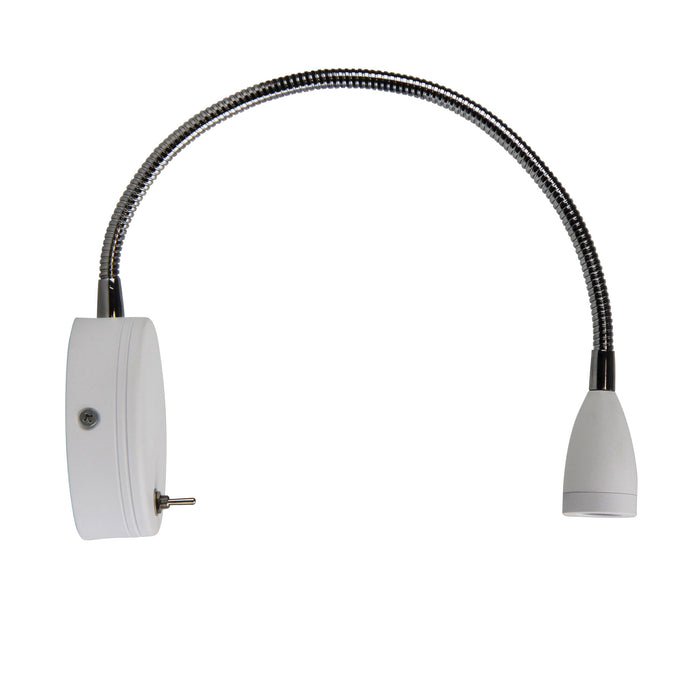 Flexi 3W LED Switched Flexible Wall Light