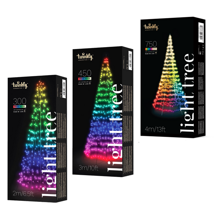 Twinkly LED Light Tree RGB+W - 2m/3m/4m
