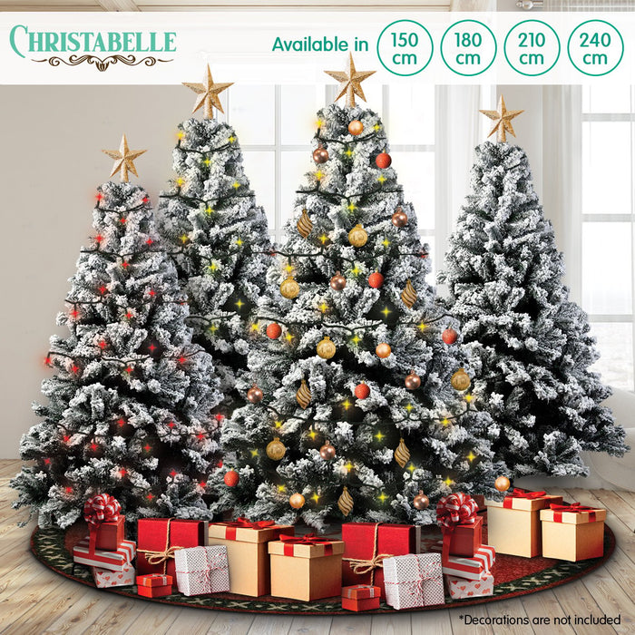 Snow-Tipped Artificial Christmas Tree 2.4m 1500 Tips