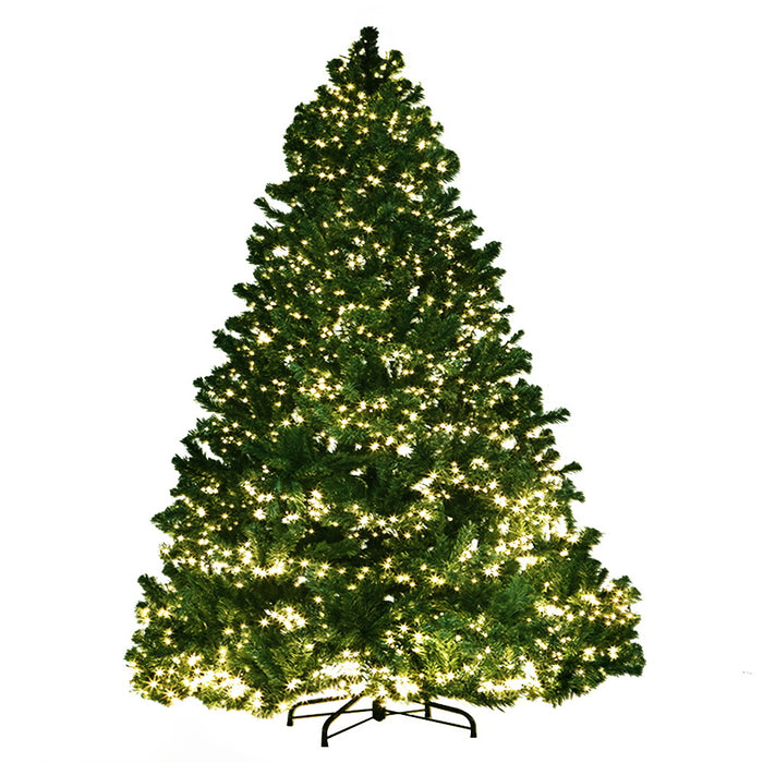 Jingle Jollys Christmas Tree 2.1M Xmas Tree with 3000 LED Lights Warm White
