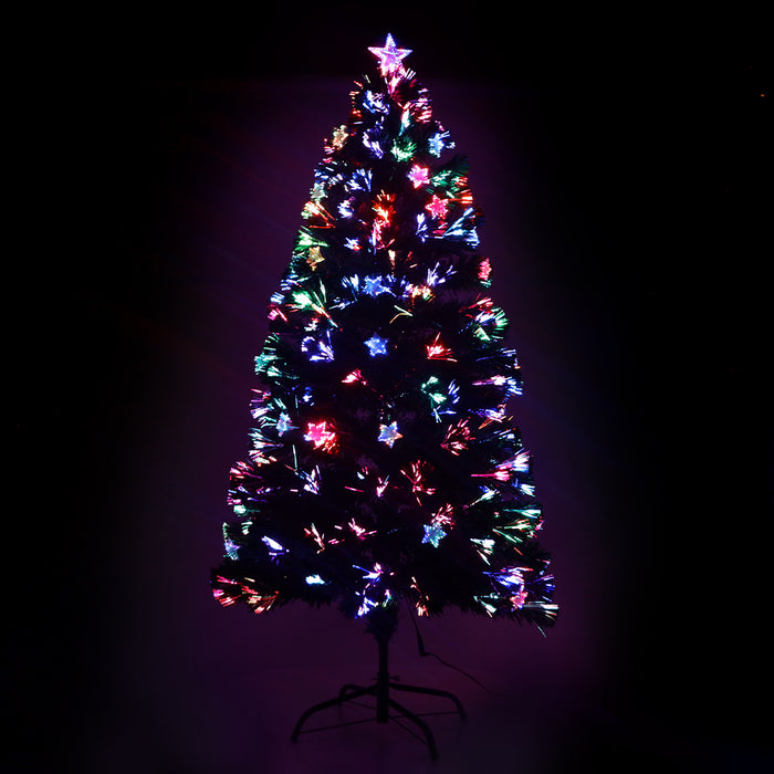 Jingle Jollys Christmas Tree 1.2M LED Xmas trees with Lights Multi Colour