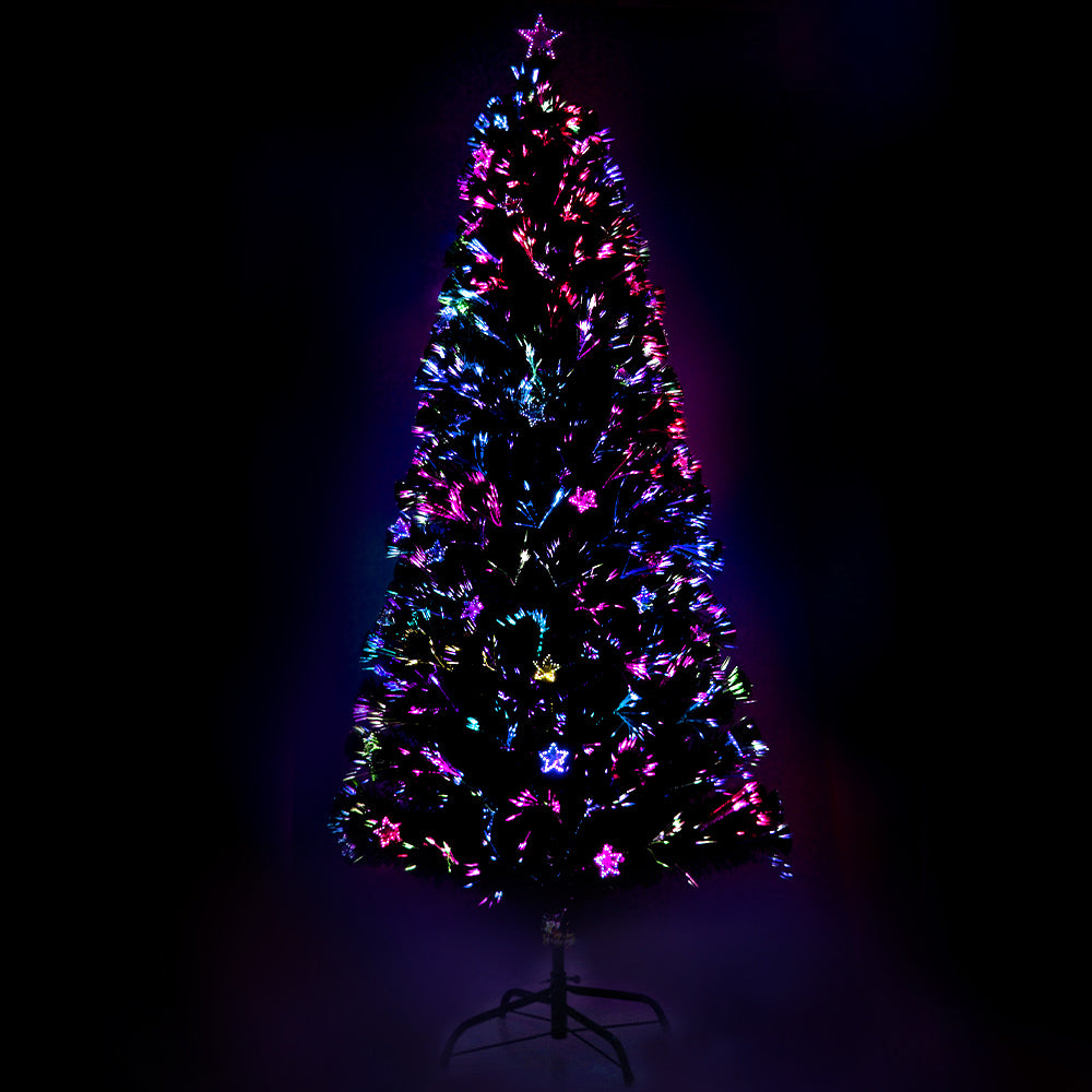 Jingle Jollys Christmas Tree 1.8M LED Xmas trees with Lights Multi Colour