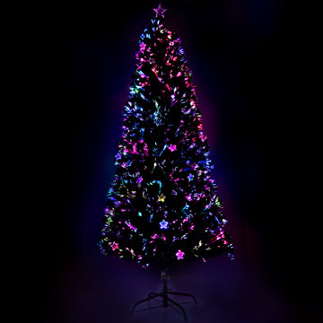 Jingle Jollys Christmas Tree 1.8M LED Xmas trees with Lights Multi Colour