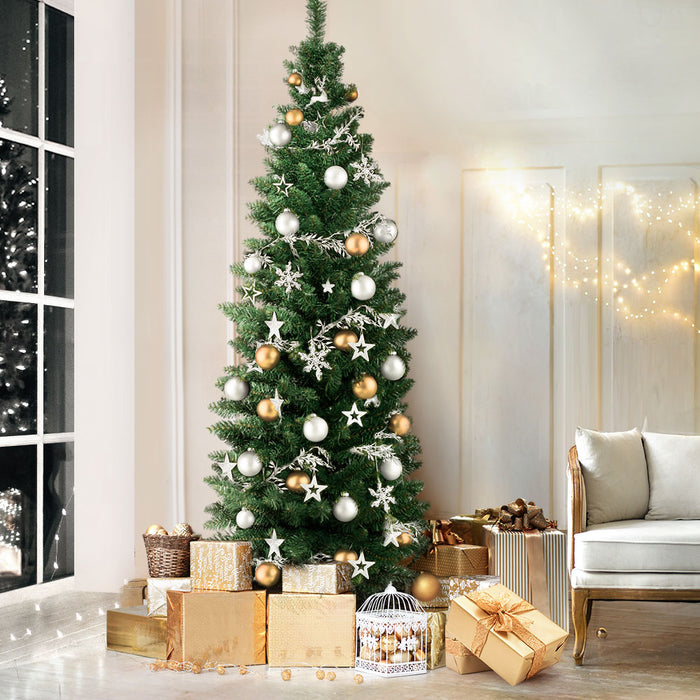 Jingle Jollys Christmas Tree 1.8M Xmas Trees Green Decorations 300 Tips