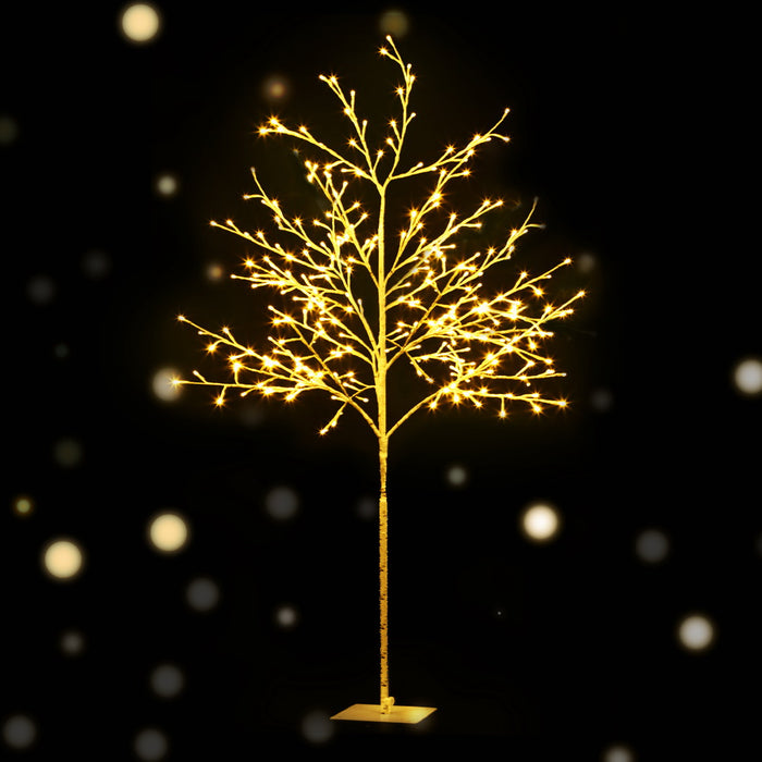 Jingle Jollys Christmas Tree 1.5M 304 LED Trees With Lights Warm White